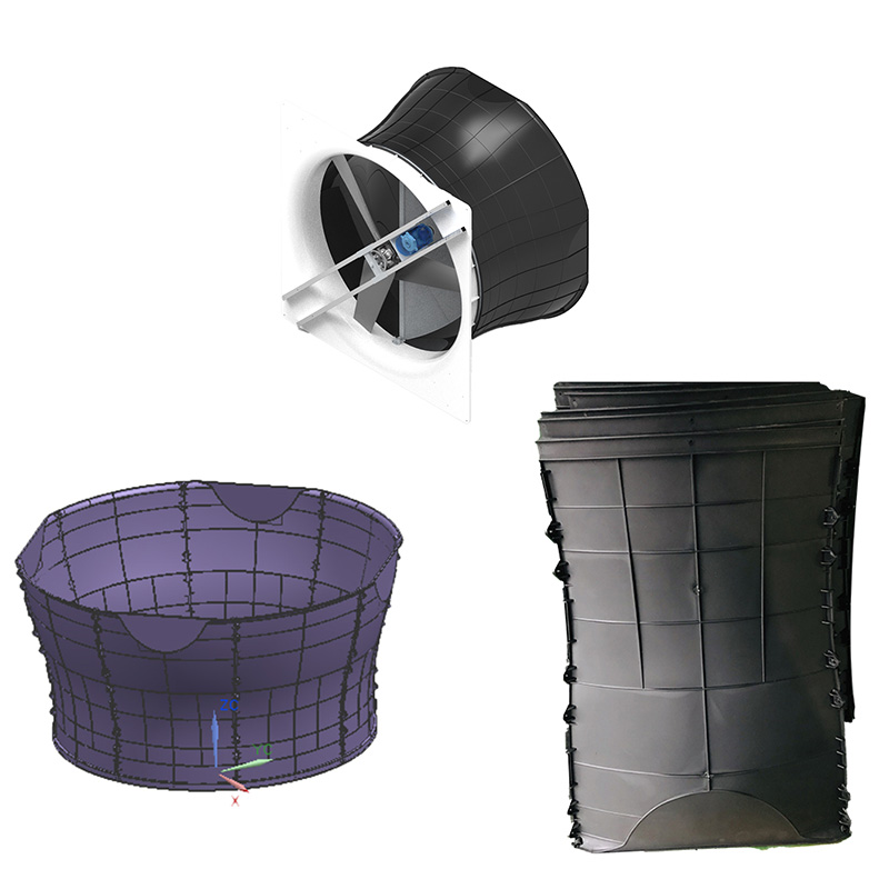 Industriële ventilatorkegelvorm