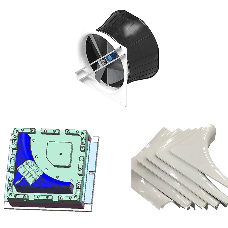 SMC ventilatormantelvorm