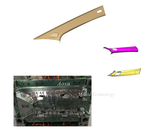 Auto Een Pijler Schimmel